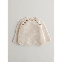 Nanos knitwear Nanos Beige Knit Baby Sweater