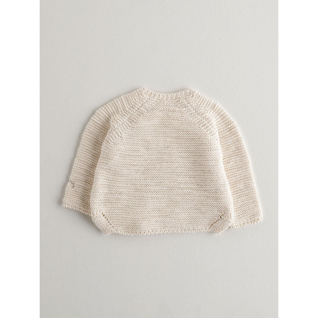 Nanos knitwear Nanos Beige Knit Baby Sweater
