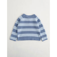 Nanos knitwear Nanos Deep Blue Thick Stripe Sweater