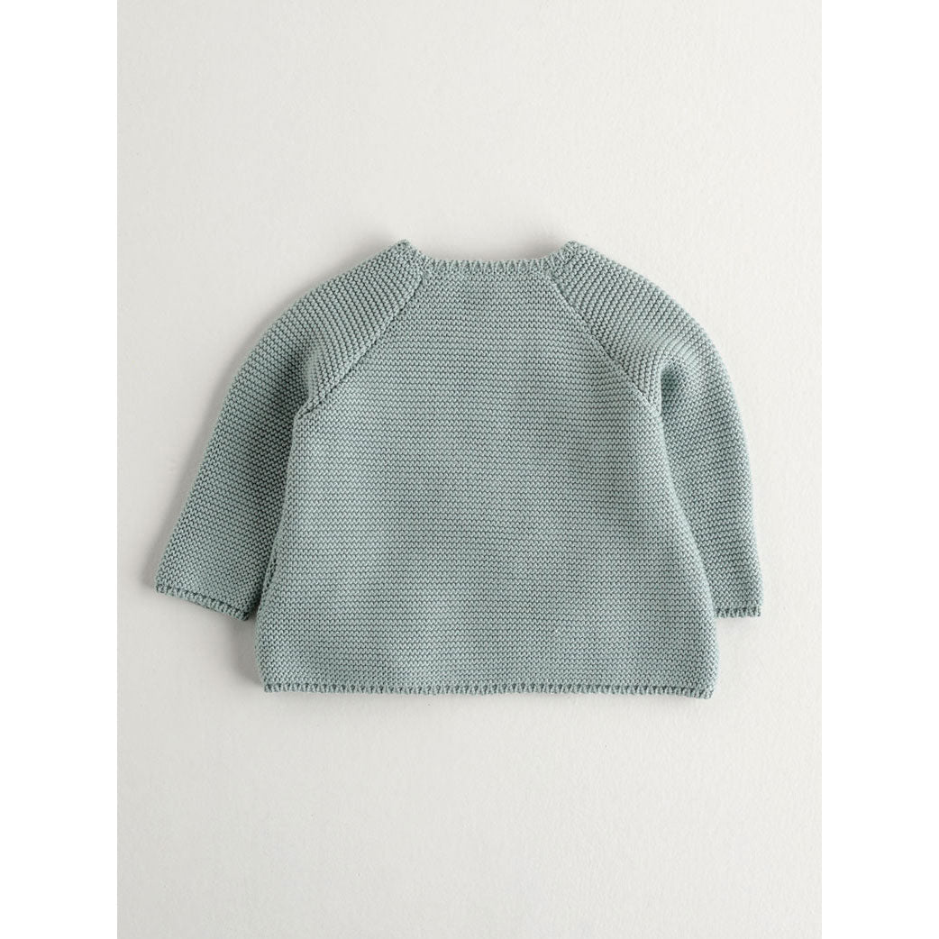 Nanos knitwear Nanos Green Croc Baby Sweater