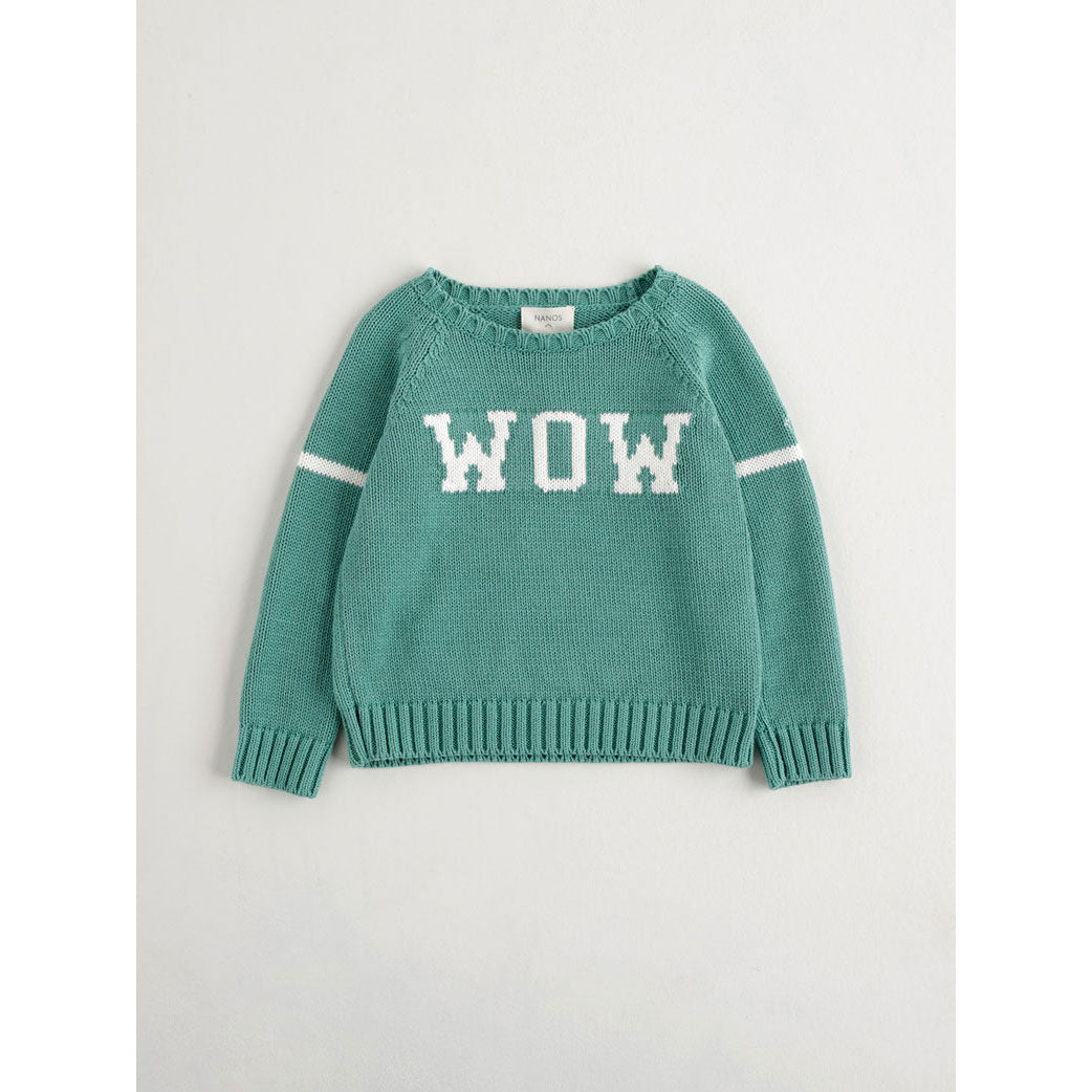 Nanos knitwear Nanos Green WOW Sweater