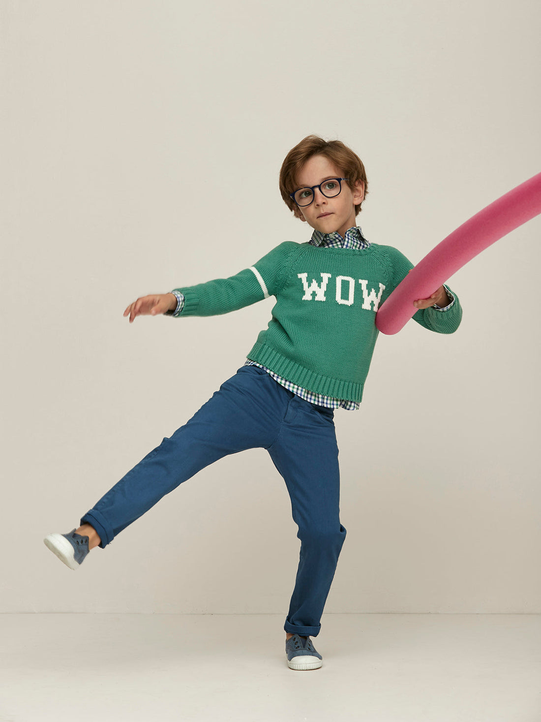 Nanos knitwear Nanos Green WOW Sweater