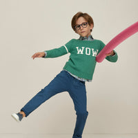 Nanos knitwear Nanos Green WOW Sweater
