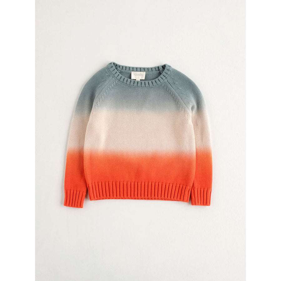 Nanos knitwear Nanos Red White and Blue Ombre Sweater