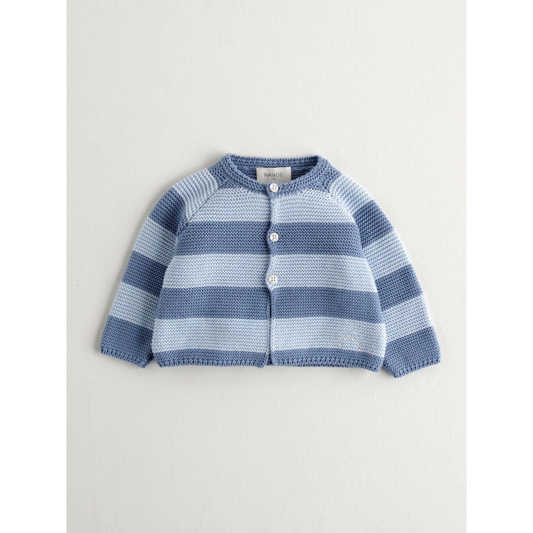 Nanos Outerwear Nanos Blue Stripe Baby Parka