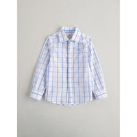 Nanos shirts Nanos Blue Check Collared Shirt