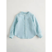 Nanos shirts Nanos Blue Linen Pocket Tunic