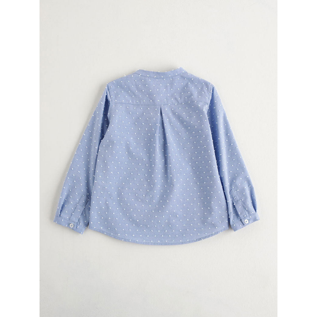 Nanos shirts Nanos Chambray Dot Pocket Tunic