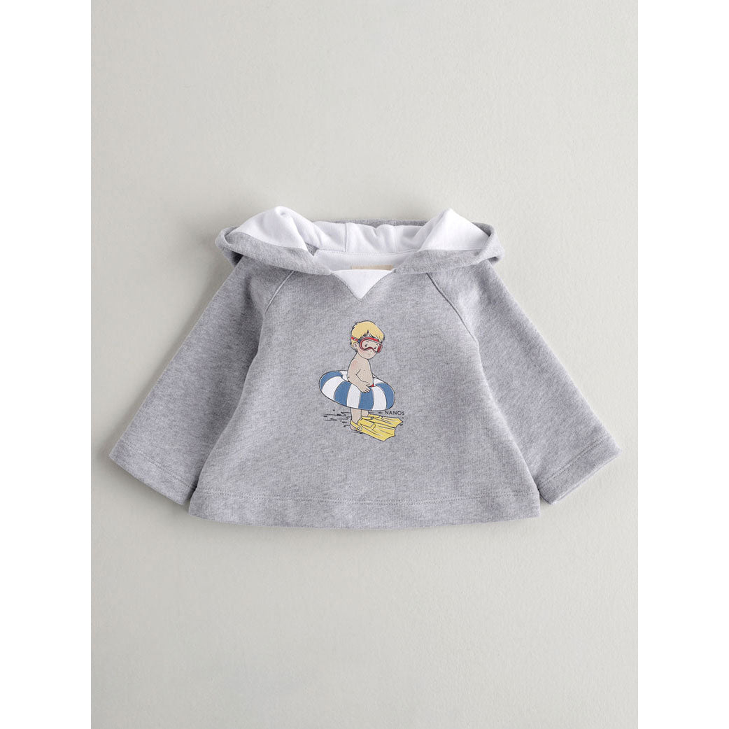 Nanos sweatshirts Nanos Grey Swimmer Sweatshirt