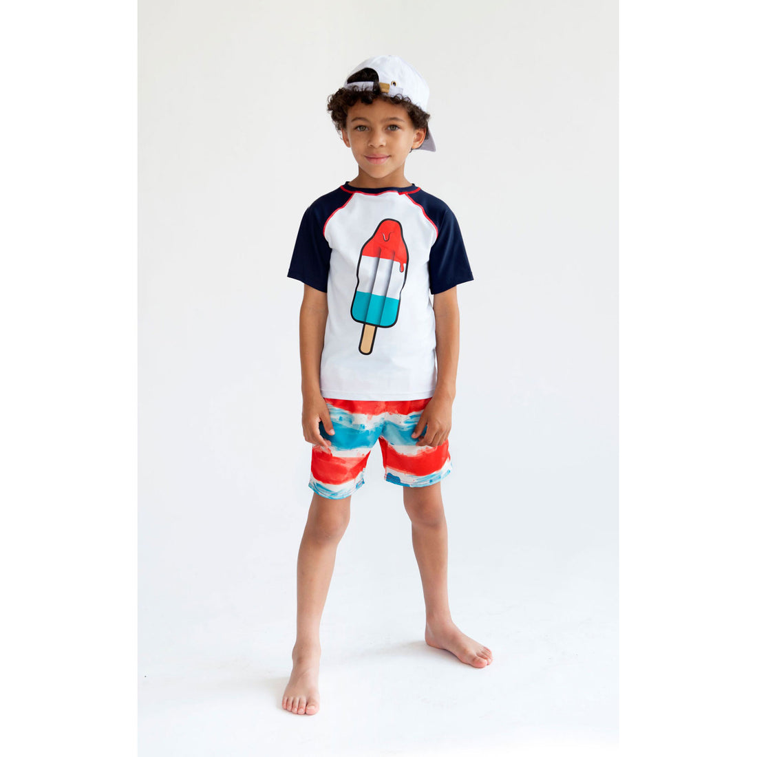 Appaman Navy Blue Popsicle Rashguard