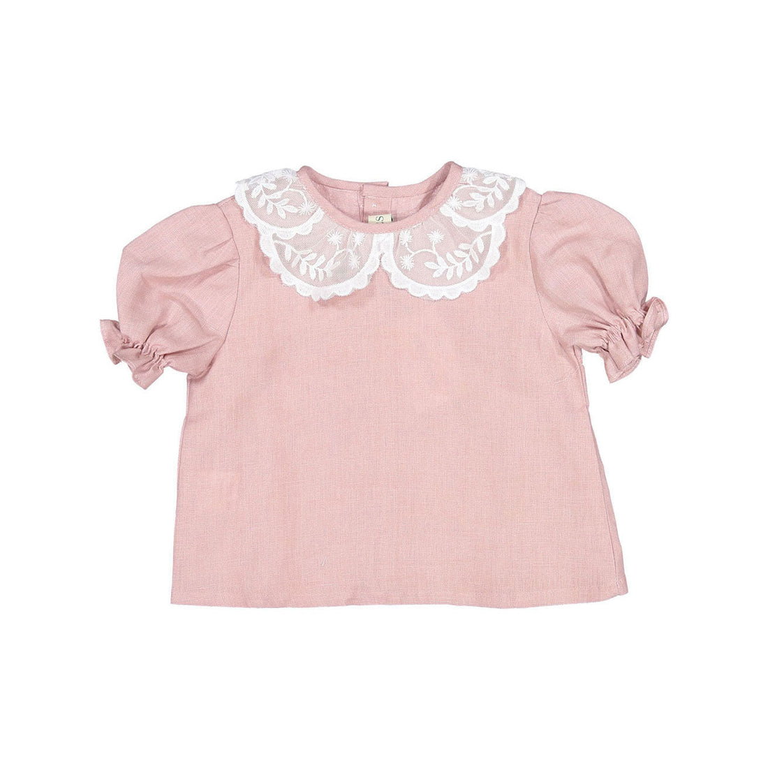 Nueces blouses Nueces Bb Dusty Pink Buganvilla Lace Blouse