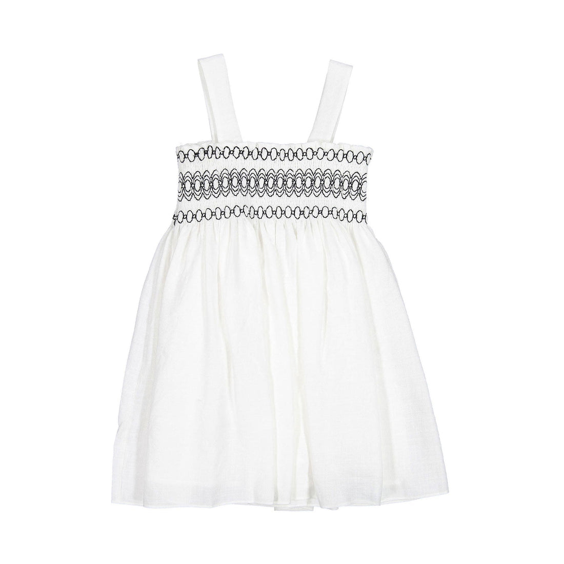 Nueces dresses Nueces Ivory Grosella Smocked Dress