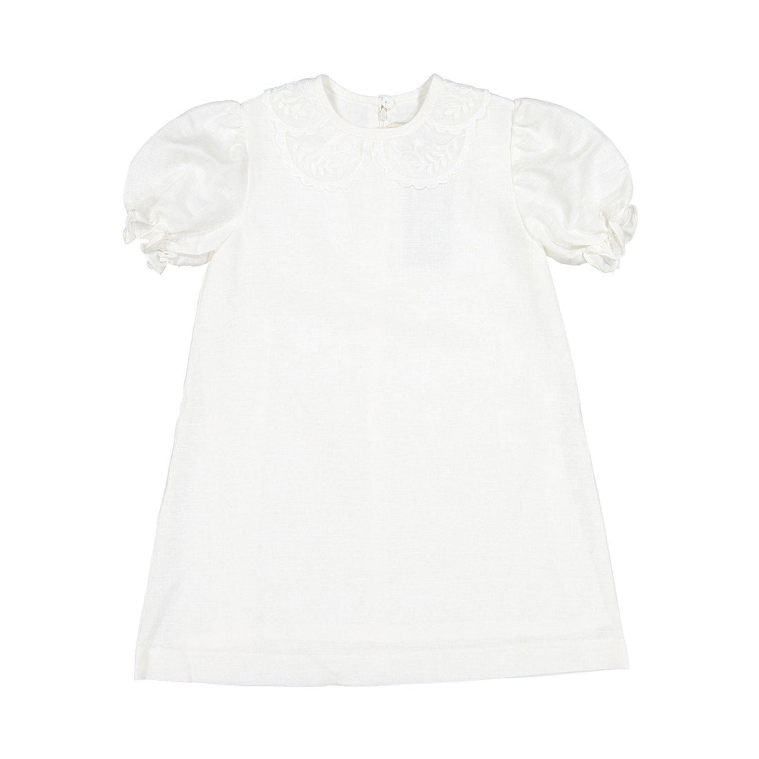 Nueces dresses Nueces Ivory Linen Buganvilla Lace Dress