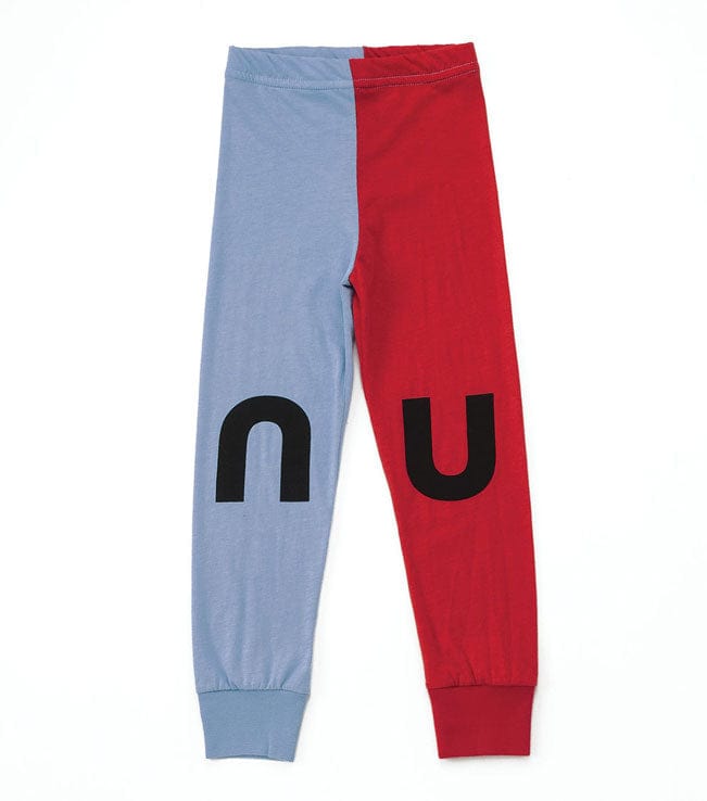 NUNUNU pants NUNUNU Sky Blue/Red NU Leggings
