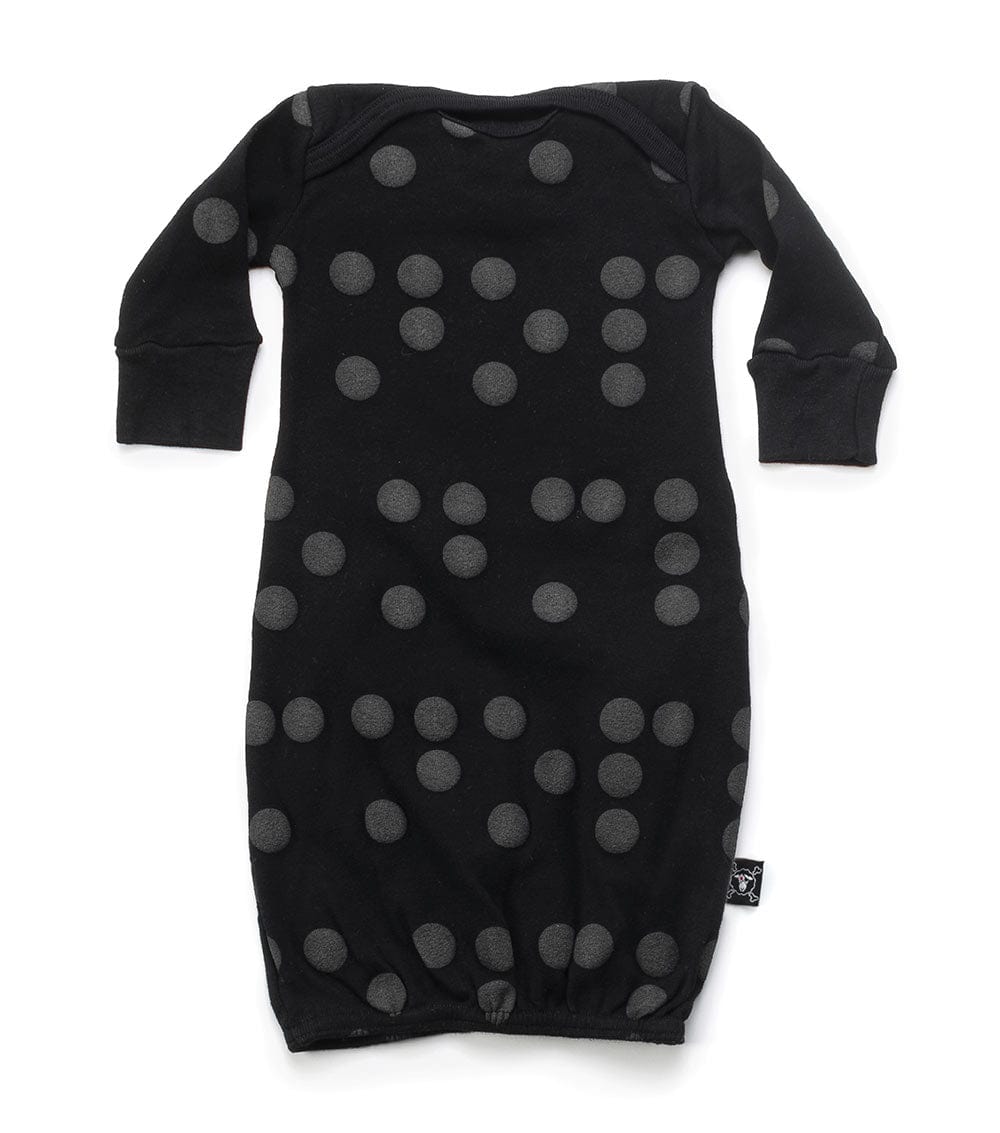 NUNUNU Rompers and Bodysuits 0-3m NUNUNU Black Braille Sleepsack