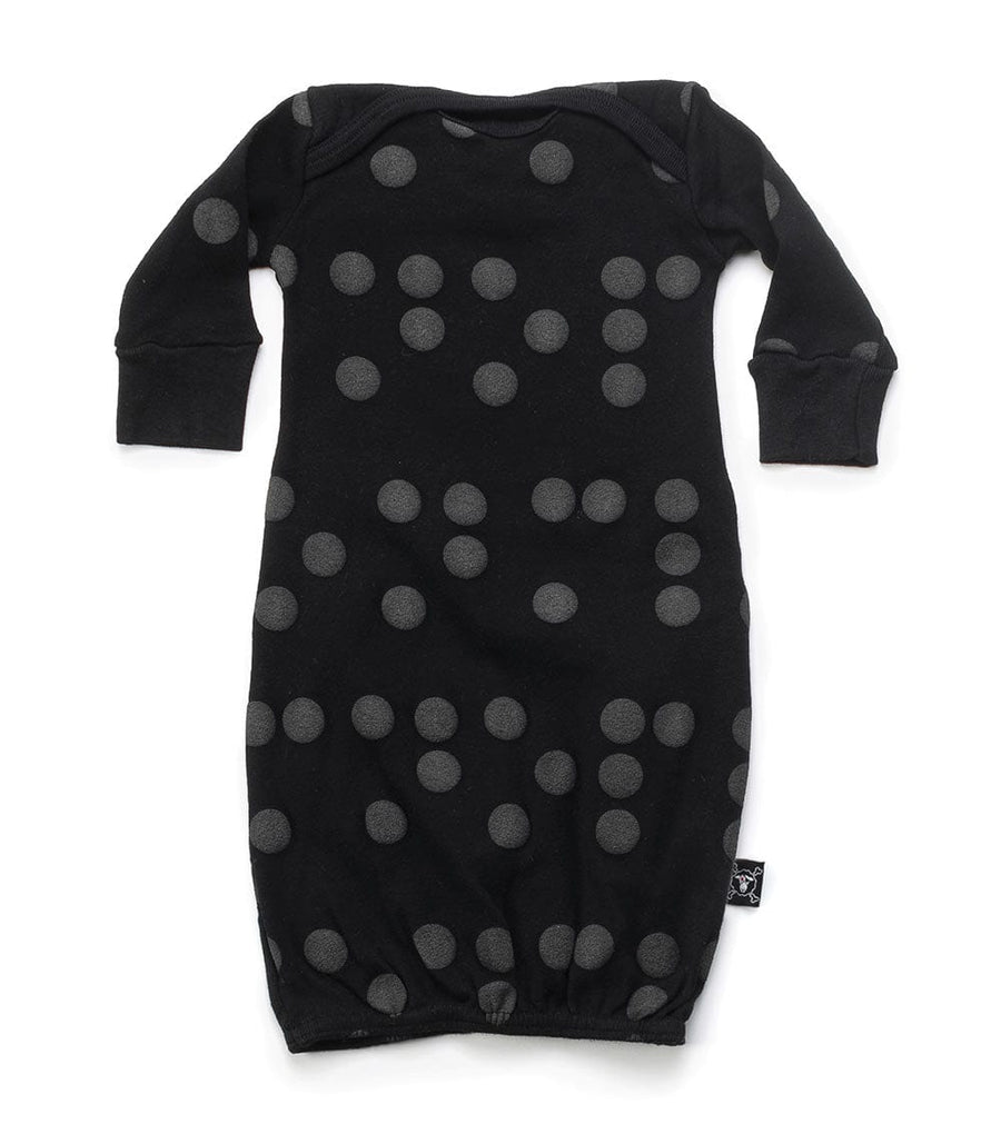 NUNUNU Rompers and Bodysuits 0-3m NUNUNU Black Braille Sleepsack