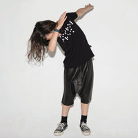NUNUNU tops and tees NUNUNU Black Braille T-shirt