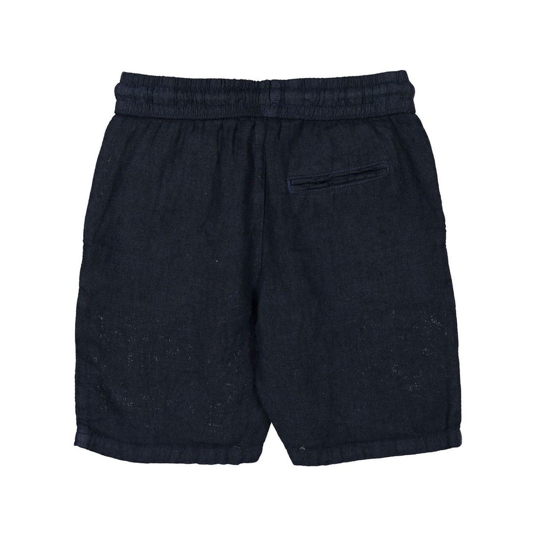 Nupkeet Shorts Nupkeet Navy Garment Dye Linen Gamax Shorts