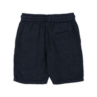 Nupkeet Shorts Nupkeet Navy Garment Dye Linen Gamax Shorts