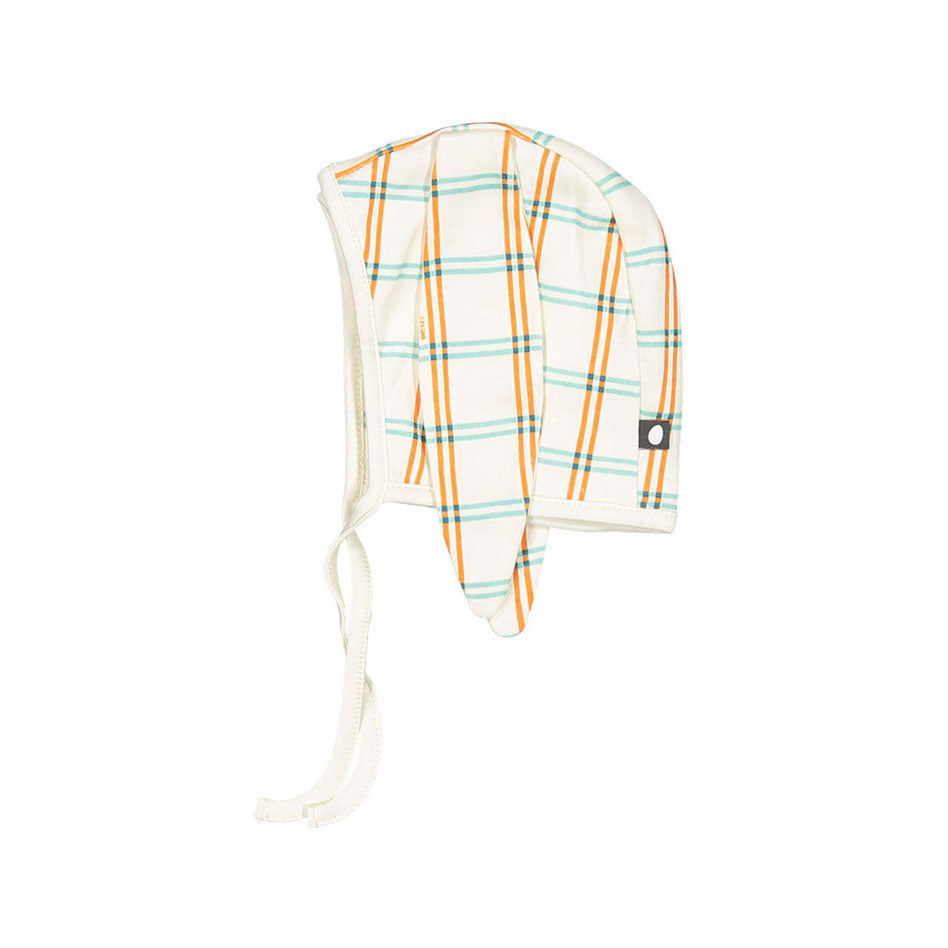 Oeuf accessories Oeuf Bunny Hat - Gardenia/Check Print