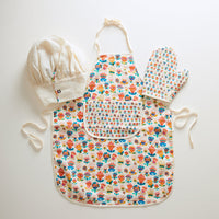 Oeuf accessories OS Oeuf Apron Set - Multii/Large Flower