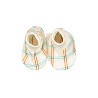 Oeuf accessories OS Oeuf Booties - Gardenia/Check Print