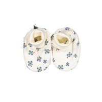 Oeuf accessories OS Oeuf Booties - Gardenia/Clover Print
