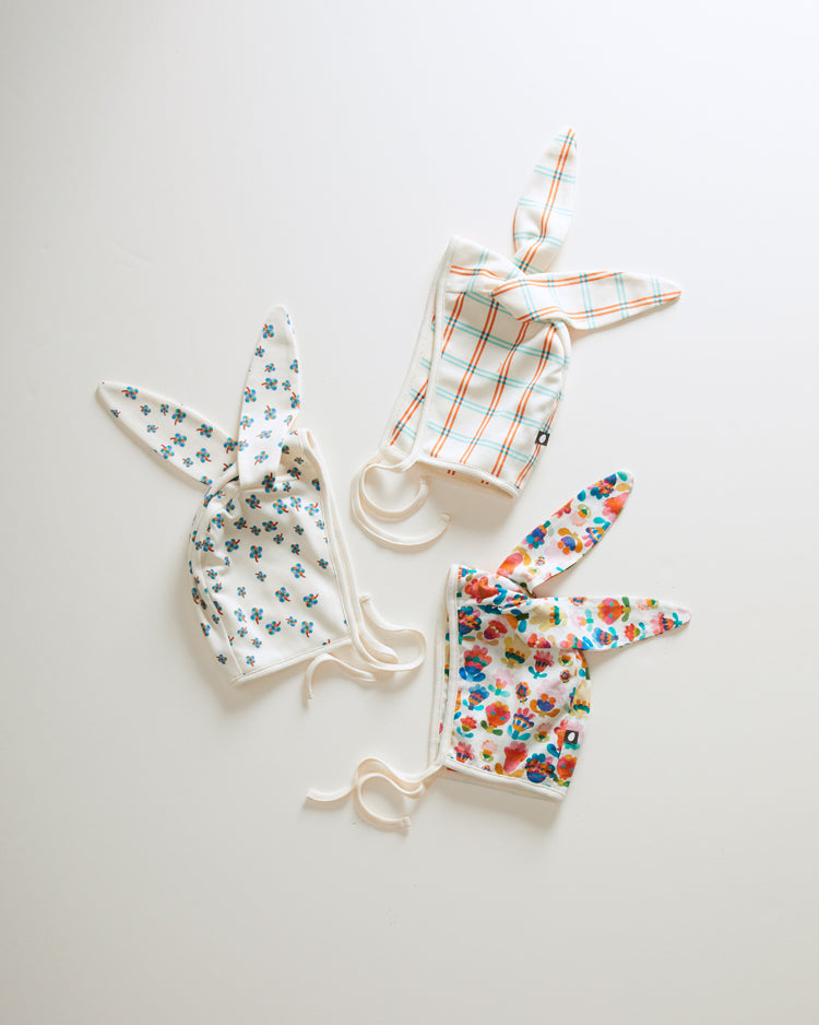 Oeuf accessories OS Oeuf Bunny Hat - Multii/Intense Flower