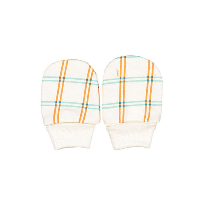 Oeuf accessories OS Oeuf Mittens - Gardenia/Check Print