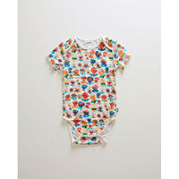 Oeuf bodysuits Oeuf Onesie - Gardenia/Large Flower