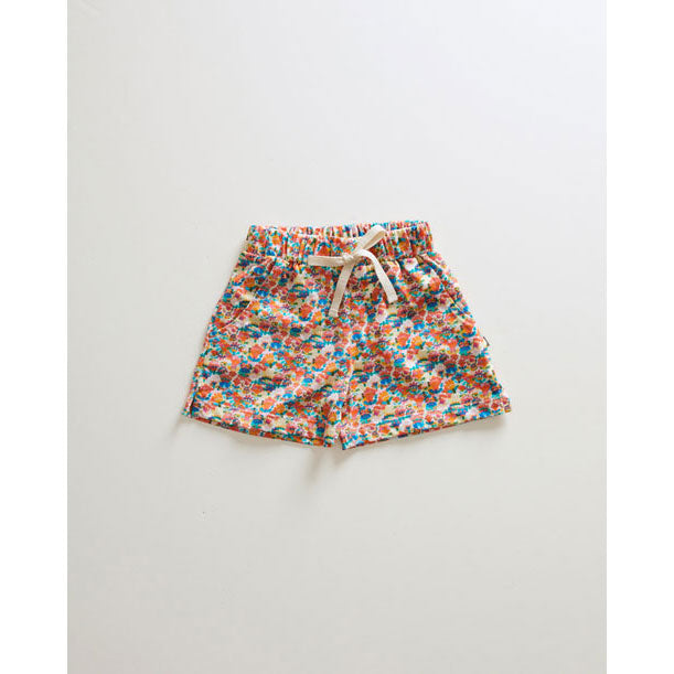 Oeuf bottoms Oeuf Play Shorts - Gardenia/Intense Flower