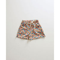 Oeuf bottoms Oeuf Play Shorts - Gardenia/Intense Flower