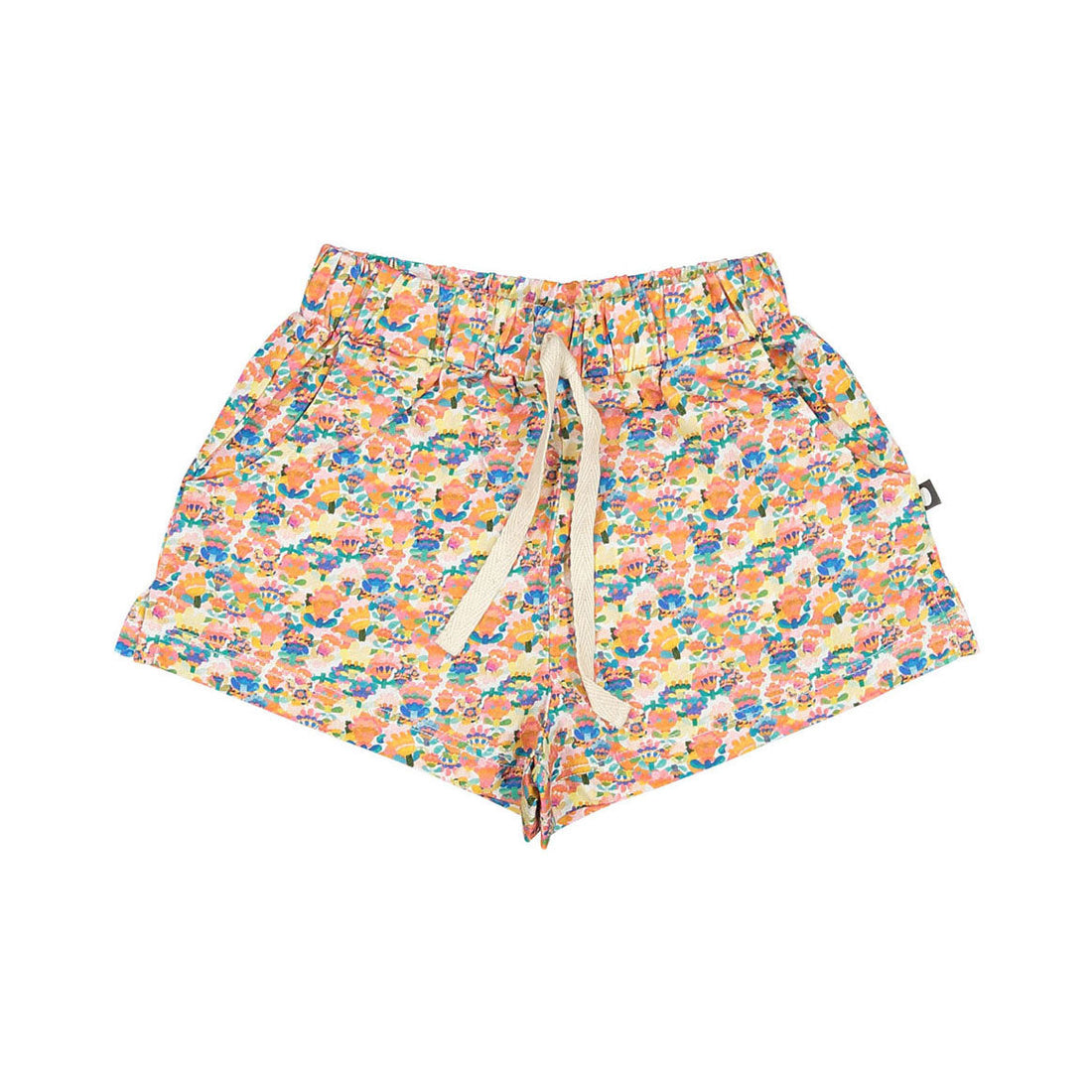 Oeuf bottoms Oeuf Play Shorts - Gardenia/Intense Flower
