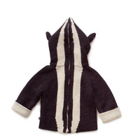 Oeuf Skunk Hoodie-Black/Skunk