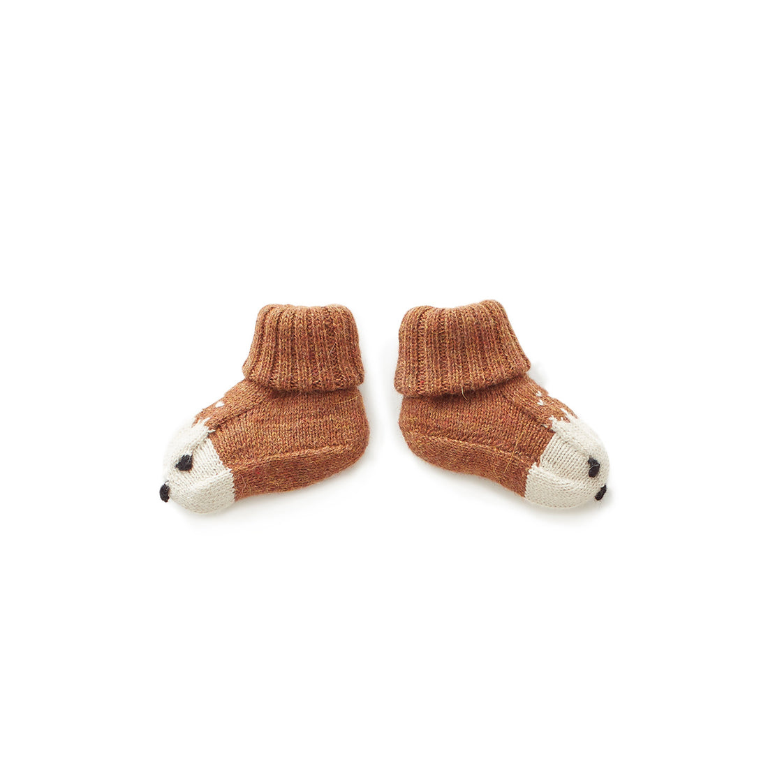 Oeuf Bambi Booties-Hazelnut