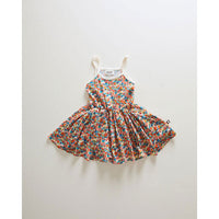 Oeuf dresses Oeuf Baby Flouncy Dress - Gardenia/Intense Flower