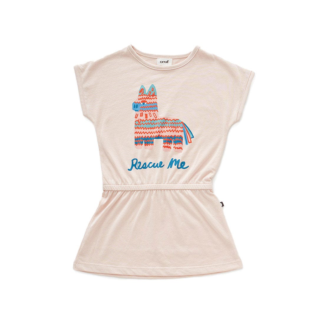 Oeuf dresses Oeuf Light Pink Pinata Tee Dress