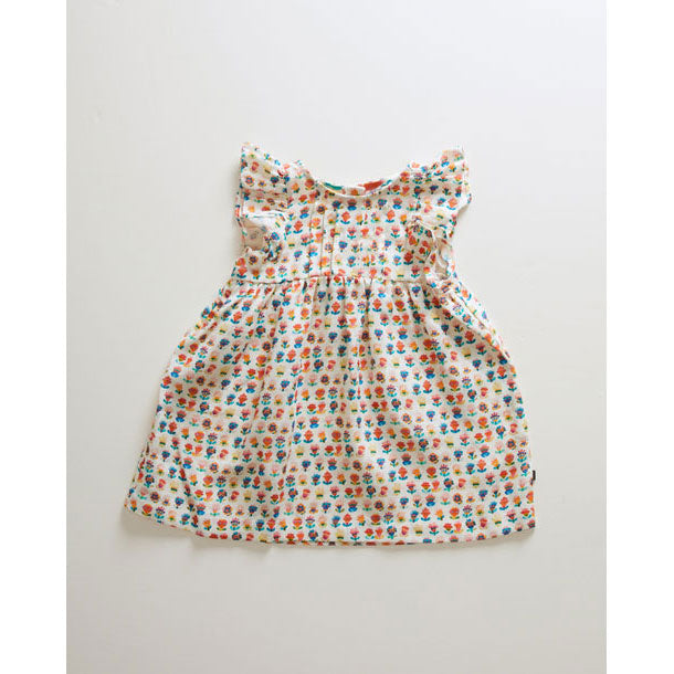 Oeuf dresses Oeuf Linen Ruffle Dress - Multii/Small Flower