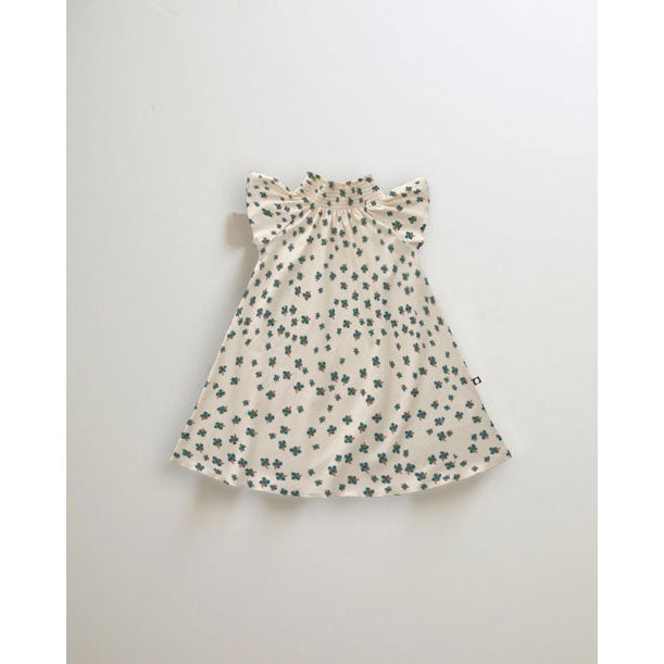 Oeuf dresses Oeuf Peasant Dress - Gardenia/Clover Print