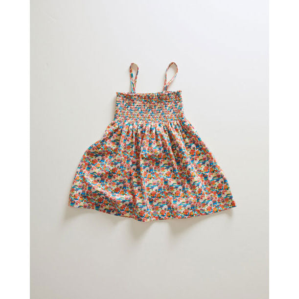 Oeuf dresses Oeuf Smocked Dress - Gardenia/Intense Flower