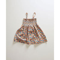 Oeuf dresses Oeuf Smocked Dress - Gardenia/Intense Flower