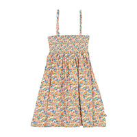 Oeuf dresses Oeuf Smocked Dress - Gardenia/Intense Flower