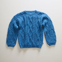 Oeuf knitwear Oeuf Cable Knit Sweater - Bluebell