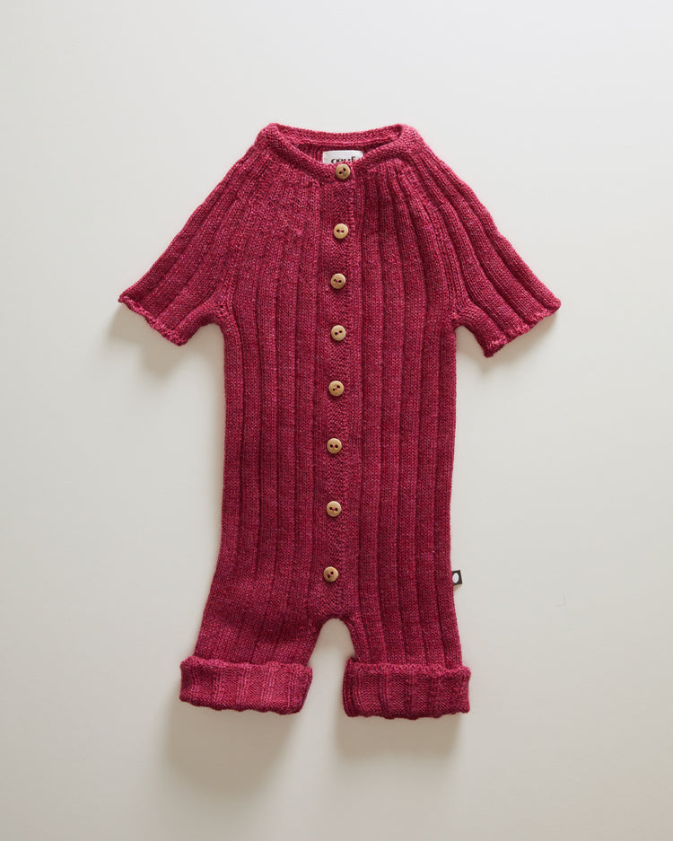 Oeuf rompers Oeuf Everyday Romper - Geranium