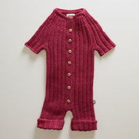 Oeuf rompers Oeuf Everyday Romper - Geranium