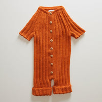 Oeuf rompers Oeuf Everyday Romper - Papaya