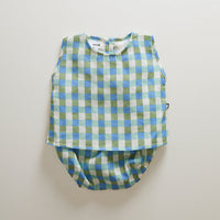 Oeuf sets Oeuf Baby Linen Set - Moss/Gingham