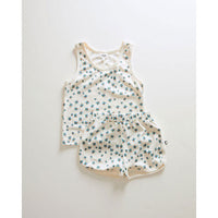 Oeuf sets Oeuf Tank Top+Shorts Set - Gardenia/Clover Print