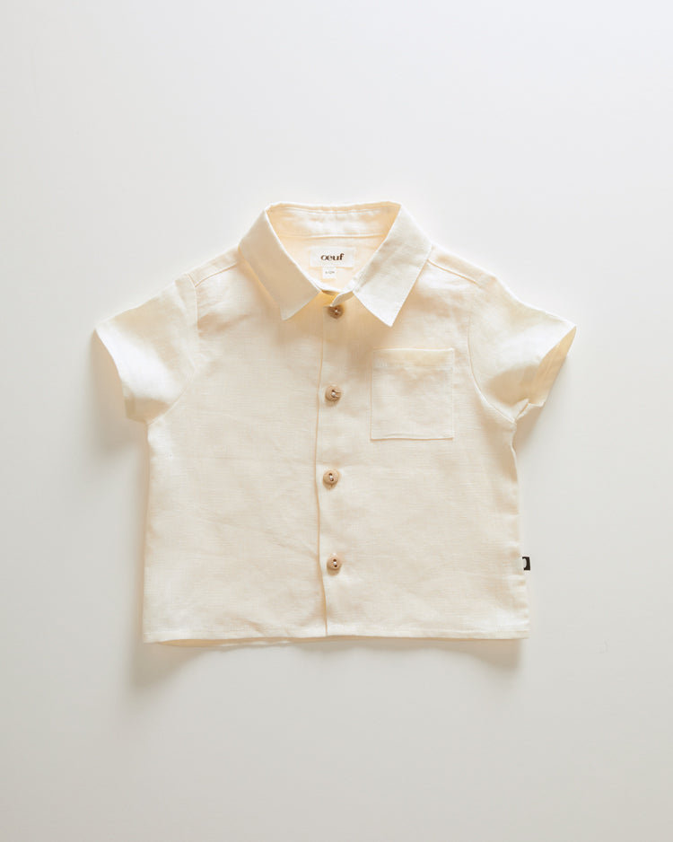 Oeuf shirts Oeuf Button Down Shirt - Gardenia