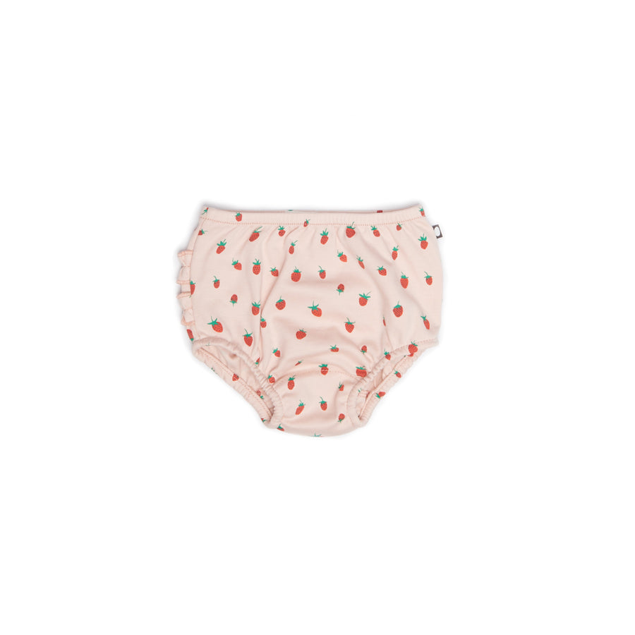 Oeuf Strawberries Ruffle Diaper Cover - Ladida